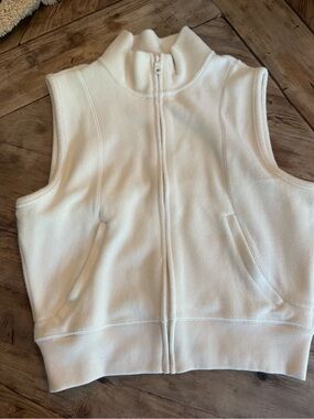 aerie OFFLINE Cream Ribbed Top